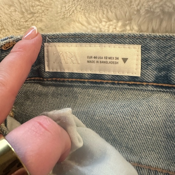 Zara TRF high waisted wide leg jean - Picture 3 of 4